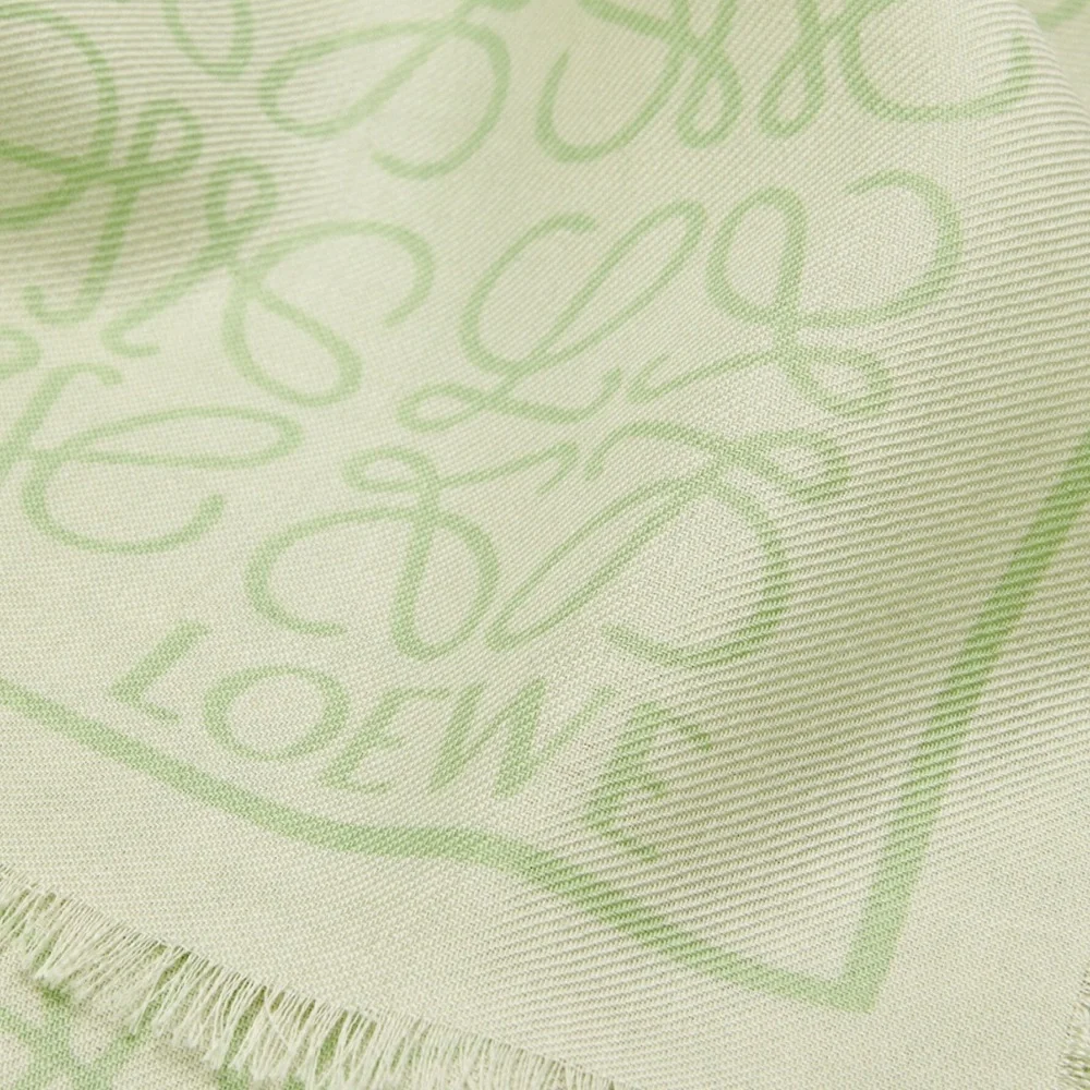 Loewe Anagram scarf in wool and silk